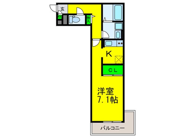 セジュールたまでの物件間取画像